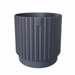 Lillepott Form Plastic Mika Cyli Petit 5300-014, plastik, &Oslash; 17.8 cm, antratsiit v.