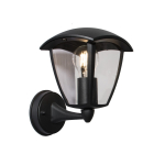 &Otilde;ue seinavalgusti CristalRecord Durham, E27, IP44, must v., 21.5 cm x 23.5 cm