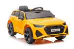 Laste elektriauto Lean Toys Audi RS6, kollane v.