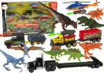 Dinosaurustega m&auml;nguautode komplekt Lean Toys Dino Hunter, mitmev&auml;rviline