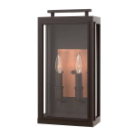 &Otilde;ue seinavalgusti Quintiesse Sutcliffe M, 60W, E14, IP44, pronks v., 22.8 cm x 43.1 cm