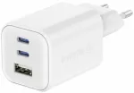 Reisilaadija Swissten GaN, USB A/1 x USB Type C, 5 cm, valge v.