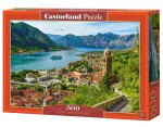 Pusle Castorland 500 el. Kotor Montenegro B-54107B, 33 cm x 47 cm, 500 tk, mitmev&auml;rviline
