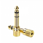 Audio adapter Ugreen 20503 MiniJack, Jack 6.3, kuldne v.