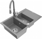 K&ouml;&ouml;givalamu koos kraaniga Mexen Gaspar, graniit, 73 cm x 47 cm x 17.7 cm, h&otilde;be/hall