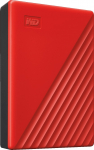 K&otilde;vaketas Western Digital My Passport, HDD, 6 TB, punane v.
