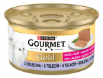 Kassi m&auml;rgtoit Gourmet, vasikaliha, 0.085 kg