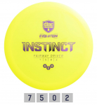 Discgolfi ketas Discmania Instinct, 21 cm x 21 cm, kollane