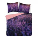 Voodipesukomplekt SJF-51, violetne, 200 x 220 cm