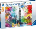 Pusle Ravensburger London Postcard, 36 cm x 49 cm, 500 tk, mitmev&auml;rviline