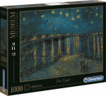 Pusle Clementoni Museum Starry Night Over The Rhone 37089, 50 cm x 70 cm, 1000 tk, mitmev&auml;rviline