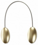 Magnetiga kardinahoidja, 3 cm, kuldne