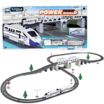 M&auml;ngurong r&ouml;&ouml;bastega Power Train World, valge/hall