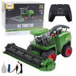 Rc kombain Lean Toys Farm Machine, 1:24, roheline