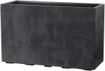 Veemahutiga pott Deroma Millennium Fence, plastik, 98 cm x 37.5 cm, antratsiit v.