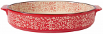 Keraamiline k&uuml;psetusvorm Home4you Star Bake, punane v., 33.2 cm x 20.3 cm