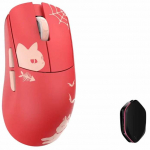 Juhtmevaba m&auml;nguhiir WLMouse Ying YINGMG-REDCAT-O, 2.4ghz wireless / usb, punane v.