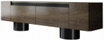 TV-kapp Kalune Design Bohem, must v./p&auml;hklipuu v., 30 cm x 180 cm x 50 cm