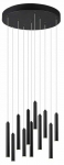 Valgusti lagi Trio Tubular, LED, 3000 - 3500 &deg;K, 11 x 2.8 W, must v.