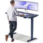 Arvutilaud reguleeritava k&otilde;rgusega Desktronic HomePro 829 53, 140 cm x 70 cm, 126 cm, sinine v.