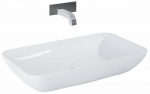 Vannitoa kraanikauss Elita Fresi 145033, keraamiline, 70 cm x 40 cm x 13 cm, valge v.