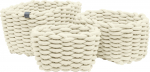 Korvide komplekt, esemete hoidmiseks Tom Tailor 14861798, valge v., 30 x 25 x 19 cm