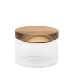 Konteiner toidu jaoks Homla Carlos 844145, 0.25 l, 8.5 cm x 8.5 cm, l&auml;bipaistev v./pruun v.