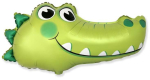 &Otilde;hupall erikujuga Flexmetal Crocodile, roheline v.