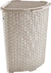 Pesukast Katex Rattan, 52 l, beež v., 40 cm x 40 cm x 58 cm