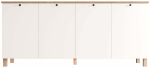 Konsoollaud Kalune Design Nord ND4-SW, tamm v./valge v., 41.1 cm x 180 cm x 80 cm