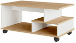 Kohvilaud Kalune Design MIN9-SW, tamm v./valge v., 90 cm x 51 cm x 42.5 cm