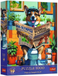 Pusle Trefl Corgi in the Toilet, 68 cm x 48 cm, 1000 tk