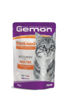 Kassi m&auml;rgtoit Gemon Sterilised Chunkies, pardiliha, 0.1 kg