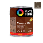 Terrassi&otilde;li Pentacolor Terrace Oil, pruun v., 4.5 l