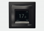 Termostaat Devi DEVIreg Touch, s&uuml;vistatav, must v., 8.5 cm, 5 - 45 &deg;C