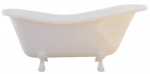 Vann, teisaldatav Besco Retro Amelia 190, 190 cm x 77 cm x 71 cm, ovaalne, valge