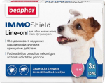 Parasiitide vastane vahend Beaphar Immo Shield Line-on Dog S, 1.5 ml, 3 tk