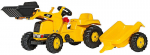 Pedaaltraktor Rolly Toys CAT, kollane v.