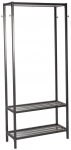 Riidestange Home4you 13956, 180 cm, must v./kroom v.