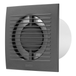 Ventilaator Europlast EE100TA, taimeriga, 10 cm
