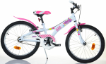 Laste jalgratas Bottari Candy 77330, valge v./roosa v., 20"