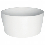 Lillepott Domoletti, keraamiline, &Oslash; 19 cm, valge v.