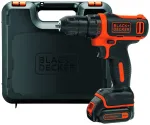 Akukruvikeeraja-trell Black & Decker BDCDD12K, 10.8 V, 1.5 Ah