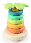 Arendav m&auml;ng Smoby Green Roly Poly Pyramid, 23 cm, mitmev&auml;rviline, 7 tk