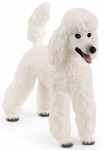 M&auml;ngukujuke Schleich Farm World Poodle 13917, 6.4 cm, valge v./must v.