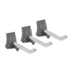 Konks Elfa, 9.6 cm x 2.4 cm, hall, 3 tk