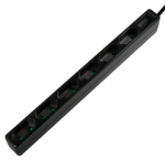 Pikendusjuhe Logilink Slim, LPS231B, 2 x 1 mm&sup2;, 1.5 m, IP20, 6 pesa