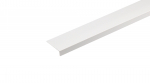 J-PROFIIL PVC VALGE 1000X20X10MM