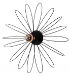 Valgusti lagi Opviq Hemdem 707-A BLACK, E27, 1 x 40 W, must v.