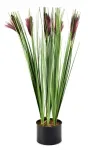 Kunsttaim potis, muru Mondex Artificial Flower HTQB3530, roheline v./violetne v., 64 cm x 12.5 cm